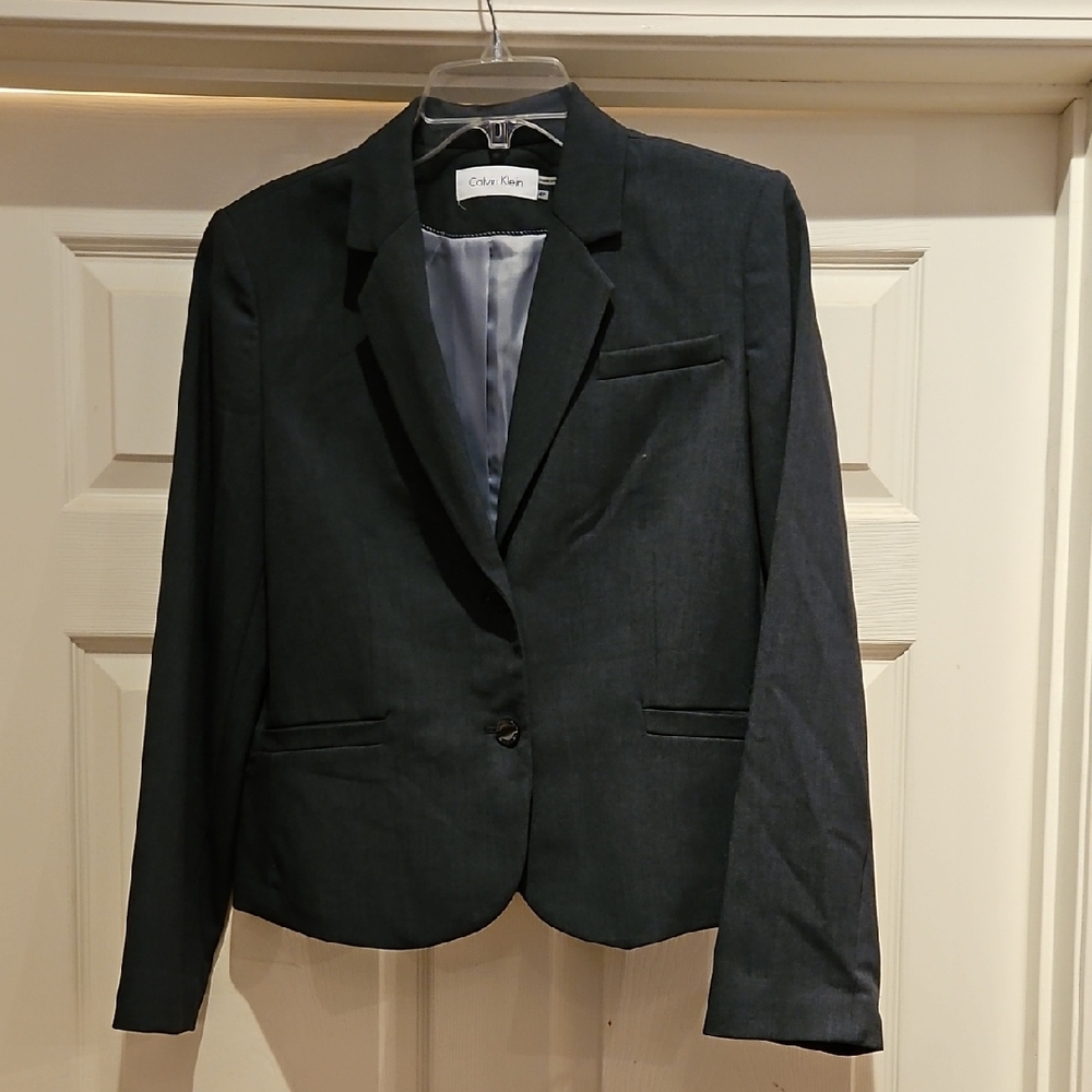 Calvin Klein  Women's Charcoal Blazer